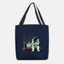 Bus Stop In Space-None-Basic Tote-Bag-tobefonseca