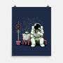 Bus Stop In Space-None-Matte-Poster-tobefonseca