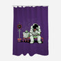 Bus Stop In Space-None-Polyester-Shower Curtain-tobefonseca