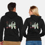 Bus Stop In Space-Unisex-Zip-Up-Sweatshirt-tobefonseca