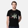 Bus Stop In Space-Mens-Premium-Tee-tobefonseca