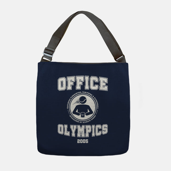 Office Olympics-None-Adjustable Tote-Bag-drbutler