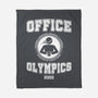 Office Olympics-None-Fleece-Blanket-drbutler