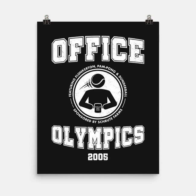 Office Olympics-None-Matte-Poster-drbutler