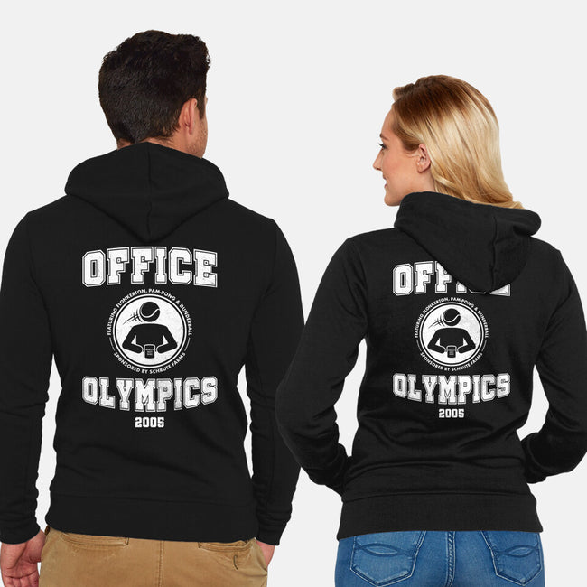 Office Olympics-Unisex-Zip-Up-Sweatshirt-drbutler