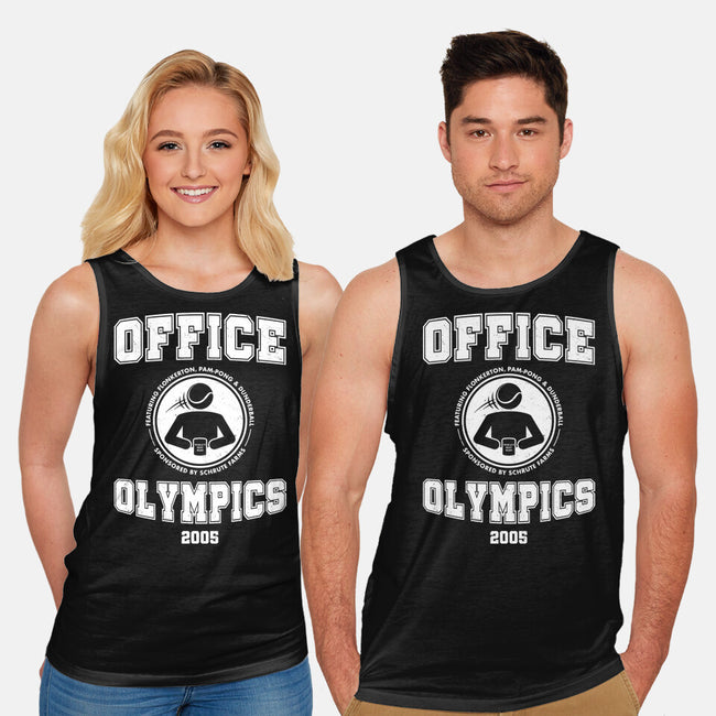 Office Olympics-Unisex-Basic-Tank-drbutler