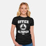 Office Olympics-Womens-Fitted-Tee-drbutler