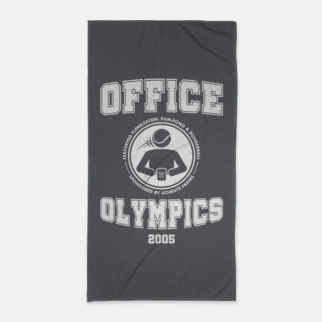 Office Olympics-None-Beach-Towel-drbutler