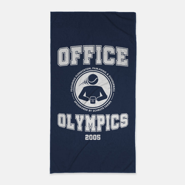 Office Olympics-None-Beach-Towel-drbutler