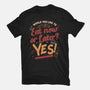 Eat Now And Later-Womens-Basic-Tee-Studio Mootant