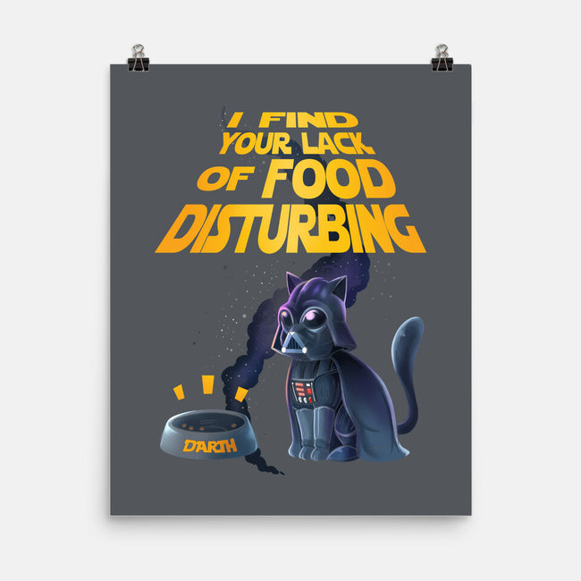 I Find Your Lack Of Food Disturbing-None-Matte-Poster-amorias