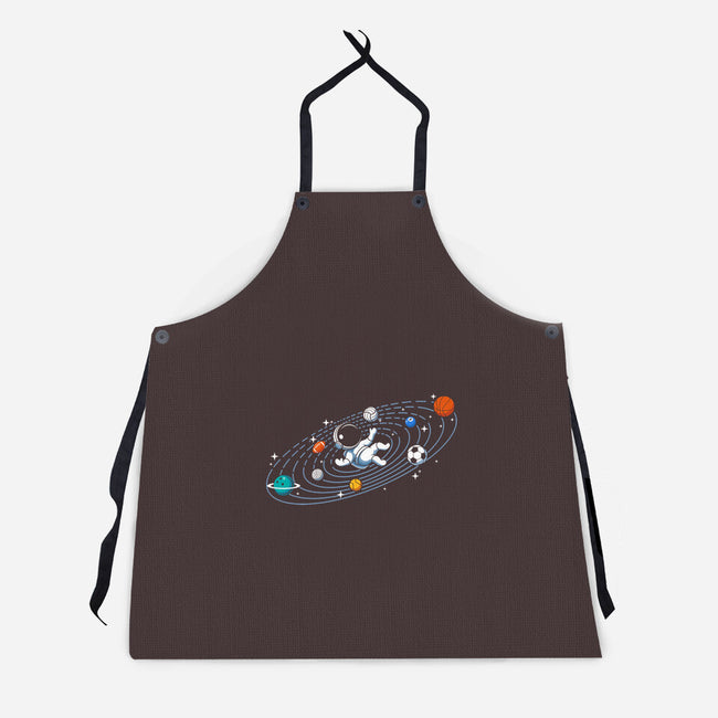 Sports Orbit-Unisex-Kitchen-Apron-erion_designs