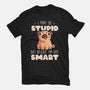 I May Be Stupid-Mens-Premium-Tee-eduely