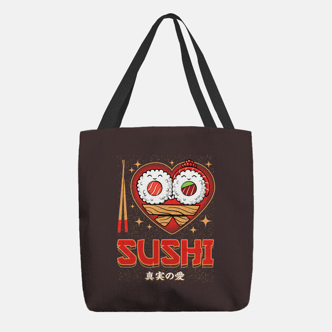 I Love Sushi-None-Basic Tote-Bag-Tronyx79