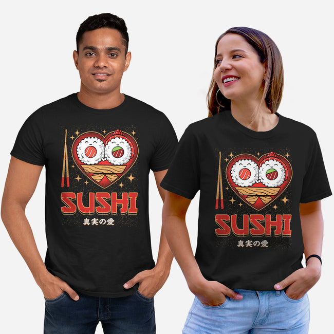 I Love Sushi-Unisex-Basic-Tee-Tronyx79