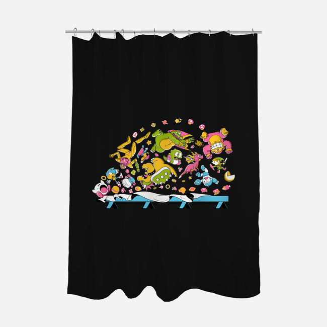 Super Supper-None-Polyester-Shower Curtain-naomori