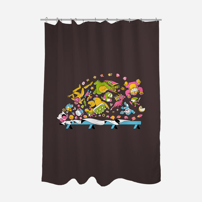 Super Supper-None-Polyester-Shower Curtain-naomori