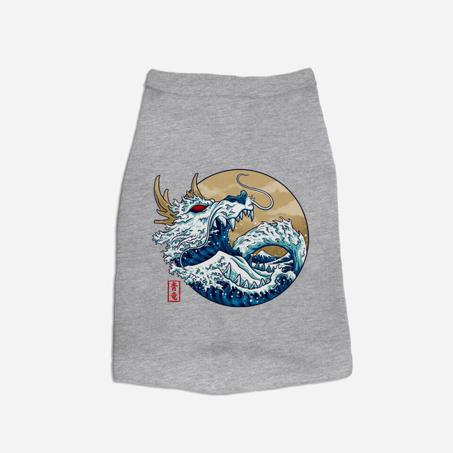 Dragon Wave Off Kanagawa-Cat-Basic-Pet Tank-spoilerinc