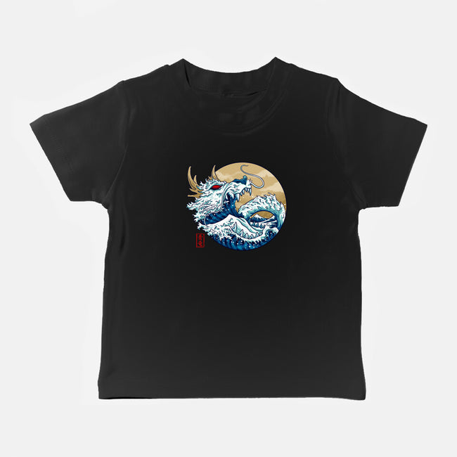 Dragon Wave Off Kanagawa-Baby-Basic-Tee-spoilerinc