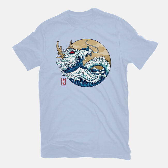 Dragon Wave Off Kanagawa-Womens-Fitted-Tee-spoilerinc