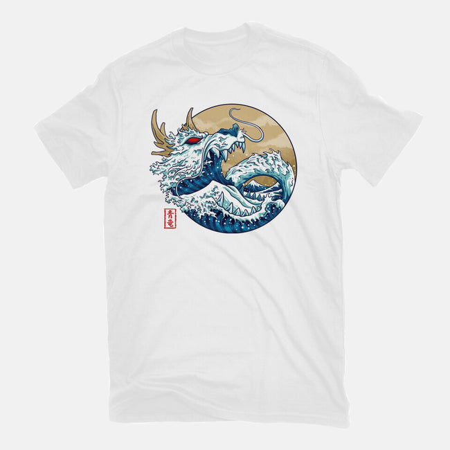 Dragon Wave Off Kanagawa-Womens-Fitted-Tee-spoilerinc