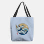 Dragon Wave Off Kanagawa-None-Basic Tote-Bag-spoilerinc