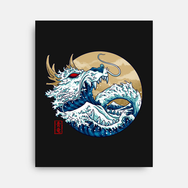 Dragon Wave Off Kanagawa-None-Stretched-Canvas-spoilerinc