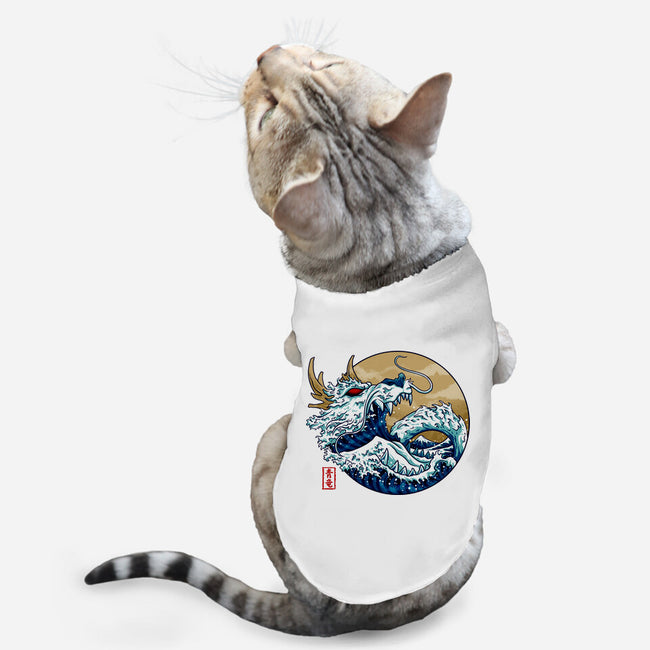 Dragon Wave Off Kanagawa-Cat-Basic-Pet Tank-spoilerinc