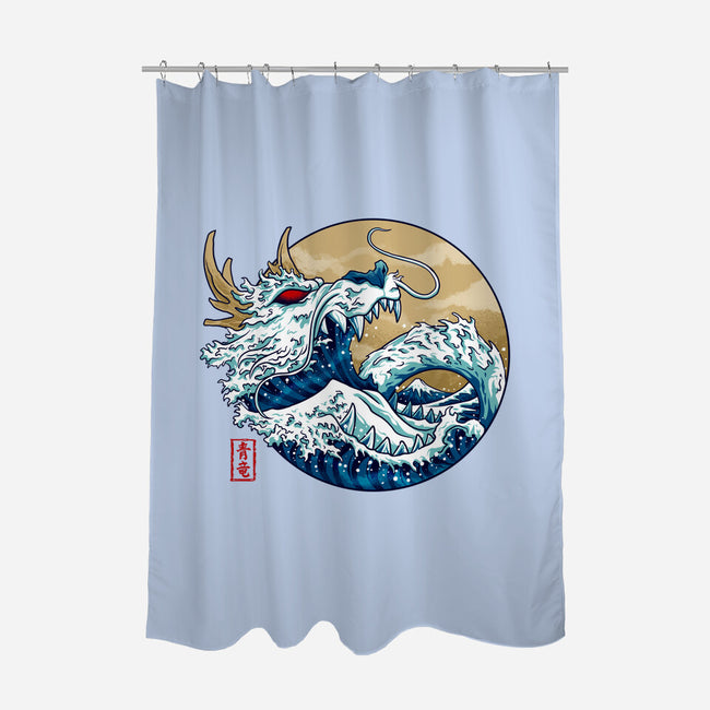 Dragon Wave Off Kanagawa-None-Polyester-Shower Curtain-spoilerinc