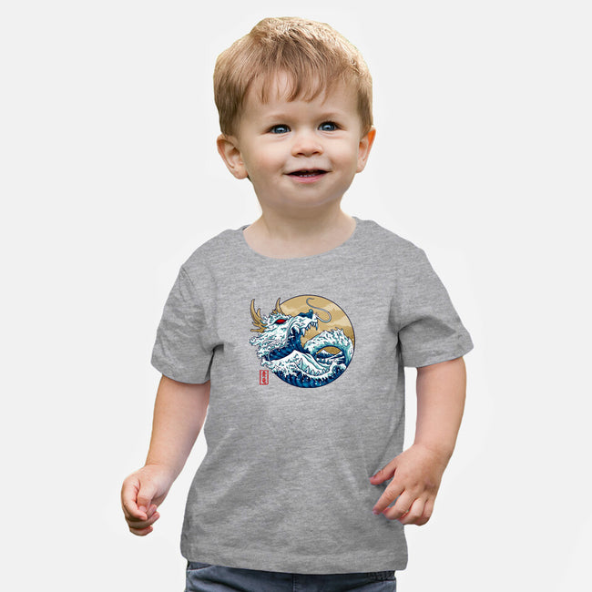 Dragon Wave Off Kanagawa-Baby-Basic-Tee-spoilerinc