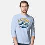 Dragon Wave Off Kanagawa-Mens-Long Sleeved-Tee-spoilerinc