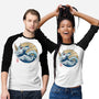 Dragon Wave Off Kanagawa-Unisex-Baseball-Tee-spoilerinc