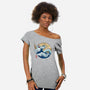 Dragon Wave Off Kanagawa-Womens-Off Shoulder-Tee-spoilerinc