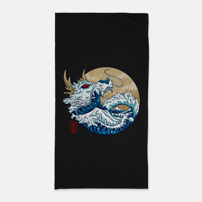 Dragon Wave Off Kanagawa-None-Beach-Towel-spoilerinc