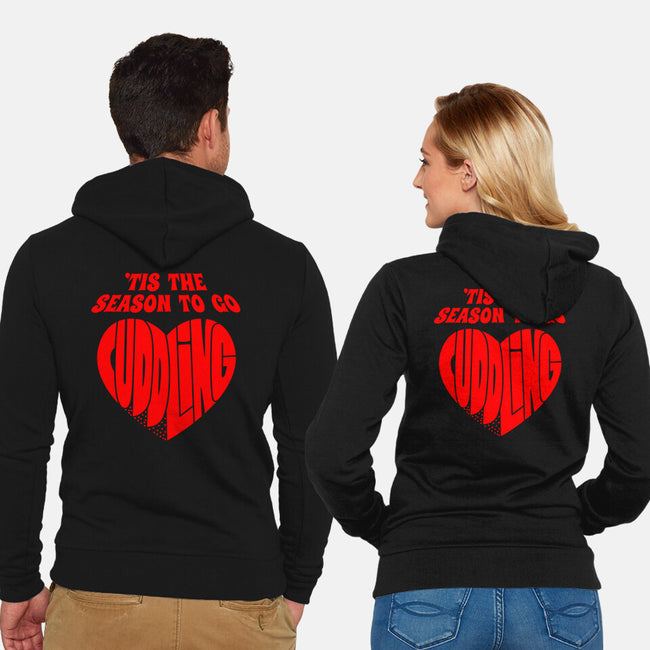 Tis The Season To Go Cuddling-Unisex-Zip-Up-Sweatshirt-Boggs Nicolas