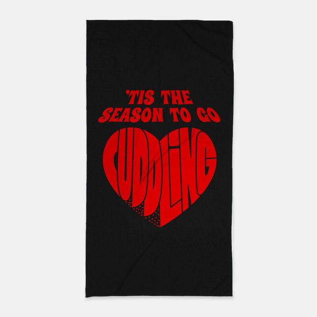 Tis The Season To Go Cuddling-None-Beach-Towel-Boggs Nicolas