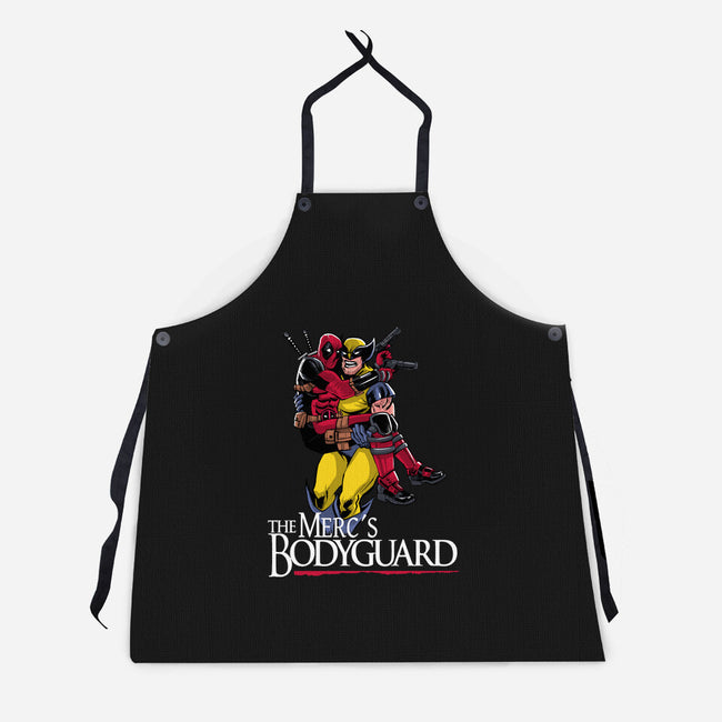 The Merc's Bodyguard-Unisex-Kitchen-Apron-zascanauta