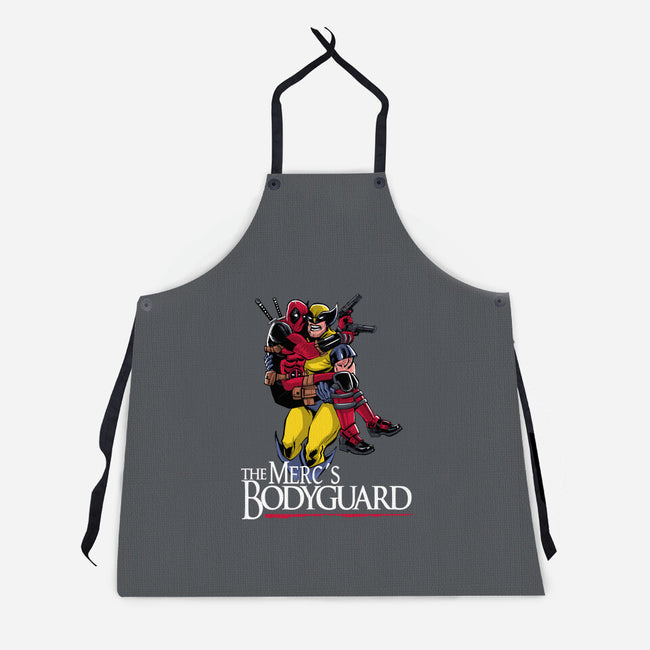 The Merc's Bodyguard-Unisex-Kitchen-Apron-zascanauta