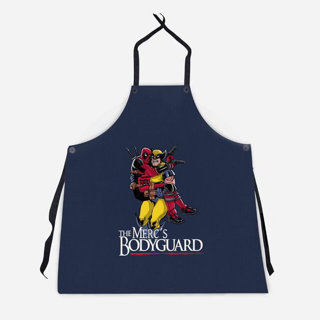 The Merc's Bodyguard-Unisex-Kitchen-Apron-zascanauta