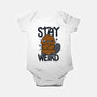 Stay Weird Beaver-Baby-Basic-Onesie-Vallina84