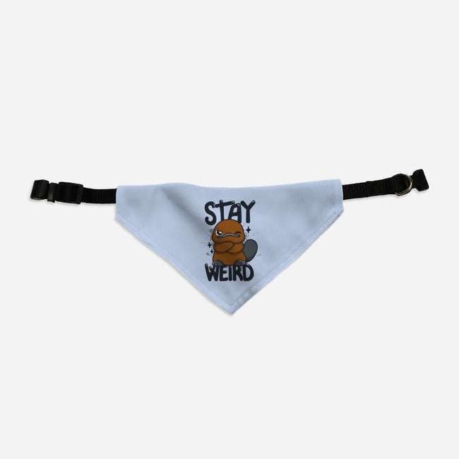 Stay Weird Beaver-Cat-Adjustable-Pet Collar-Vallina84