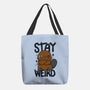 Stay Weird Beaver-None-Basic Tote-Bag-Vallina84