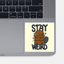 Stay Weird Beaver-None-Glossy-Sticker-Vallina84