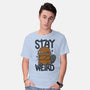 Stay Weird Beaver-Mens-Basic-Tee-Vallina84