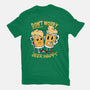 Don't Worry Beer Happy-Womens-Fitted-Tee-spoilerinc