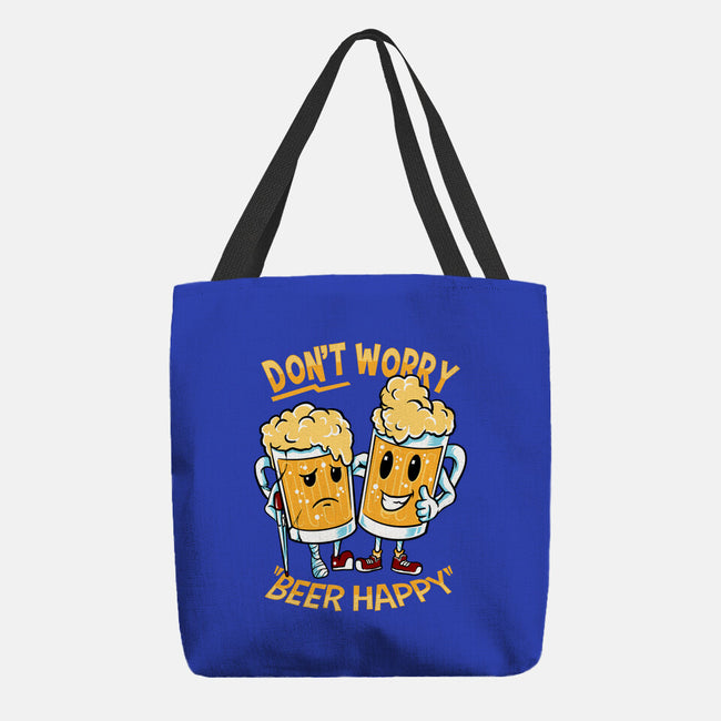 Don't Worry Beer Happy-None-Basic Tote-Bag-spoilerinc