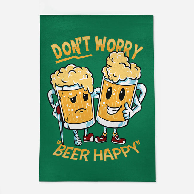 Don't Worry Beer Happy-None-Outdoor-Rug-spoilerinc