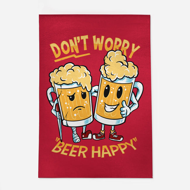 Don't Worry Beer Happy-None-Outdoor-Rug-spoilerinc