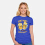 Don't Worry Beer Happy-Womens-Fitted-Tee-spoilerinc