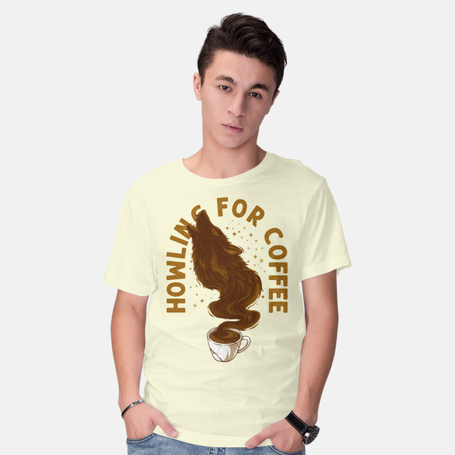 Howling For Coffee-Mens-Basic-Tee-spoilerinc